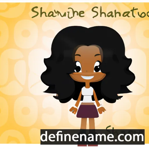 cartoon of the name Shavonne