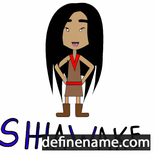 cartoon of the name Shawnee