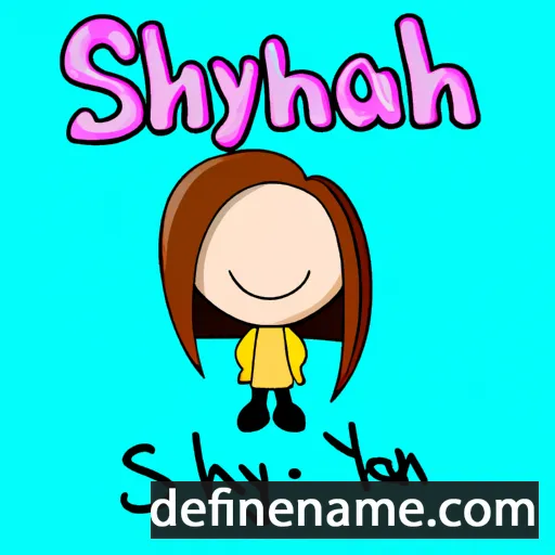 cartoon of the name Shaylyn