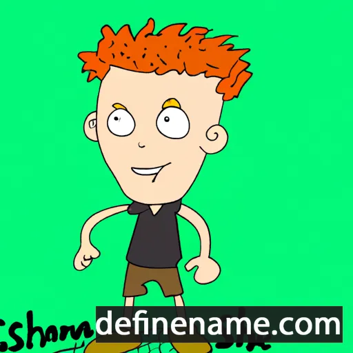 cartoon of the name Sheamus