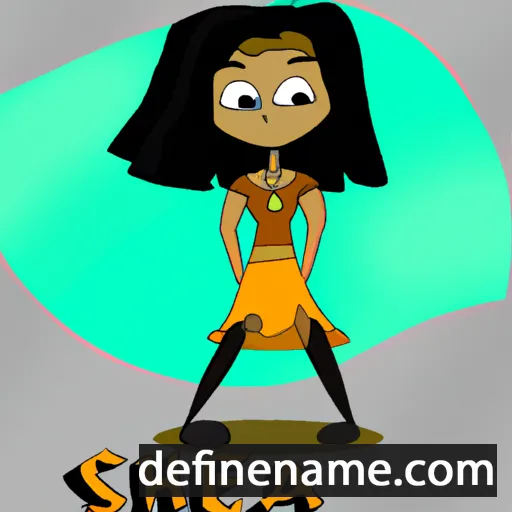 cartoon of the name Sheba