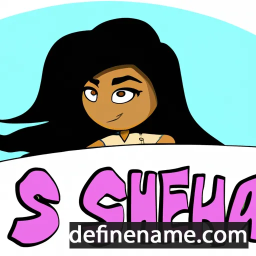 cartoon of the name Sheena