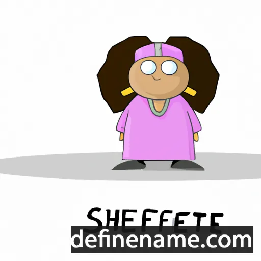 cartoon of the name Shefqet