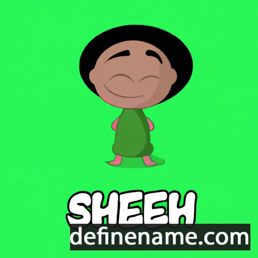 cartoon of the name Shehu