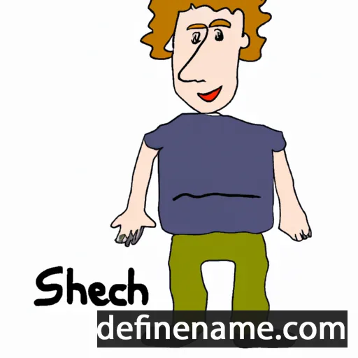 cartoon of the name Shelach