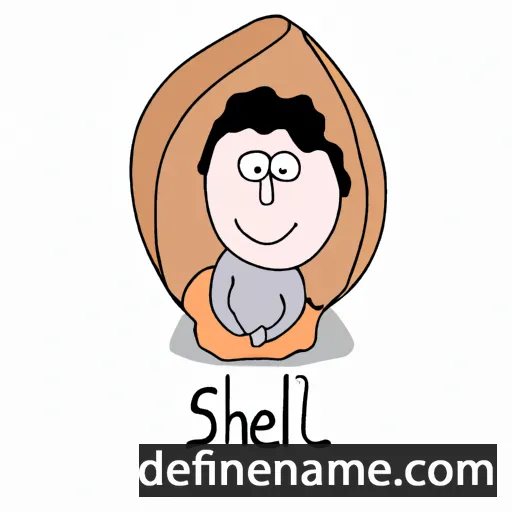 cartoon of the name Shell