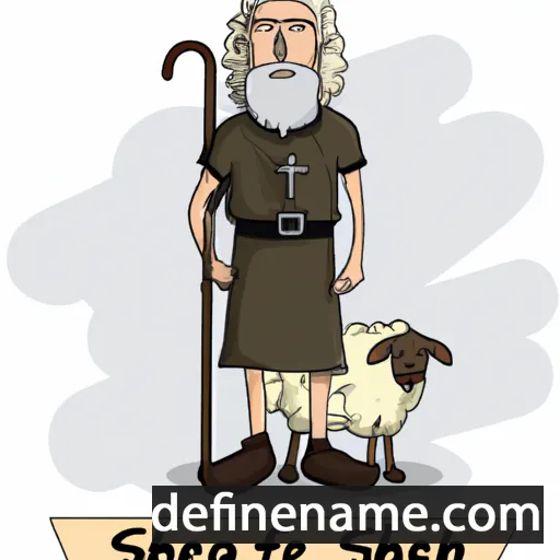 cartoon of the name Shepherd