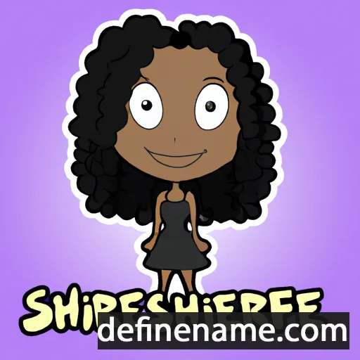 cartoon of the name Sherisse