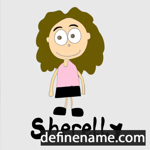 cartoon of the name Sherley