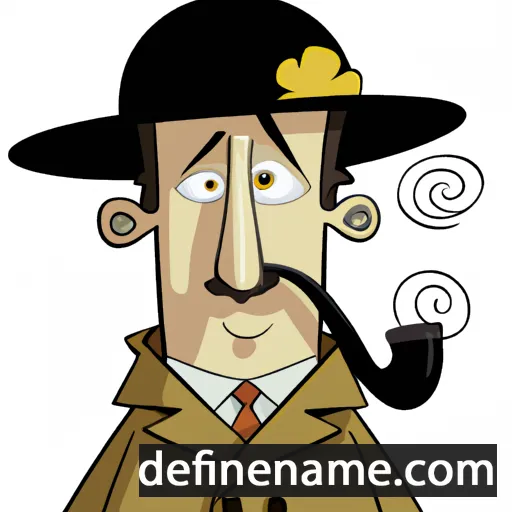 cartoon of the name Sherlock