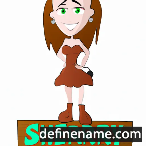 cartoon of the name Sherry