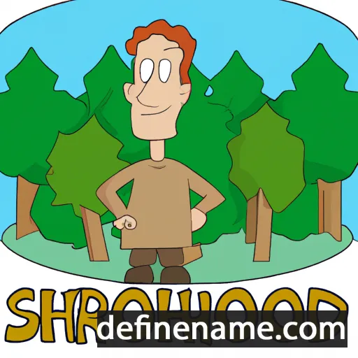 cartoon of the name Sherwood