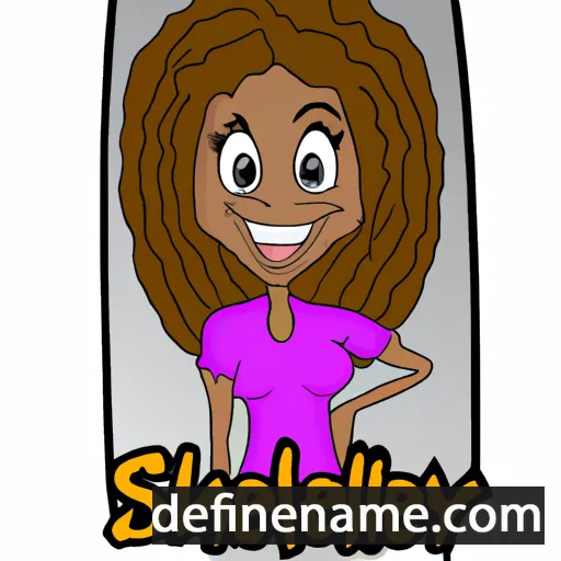 cartoon of the name Sheryll