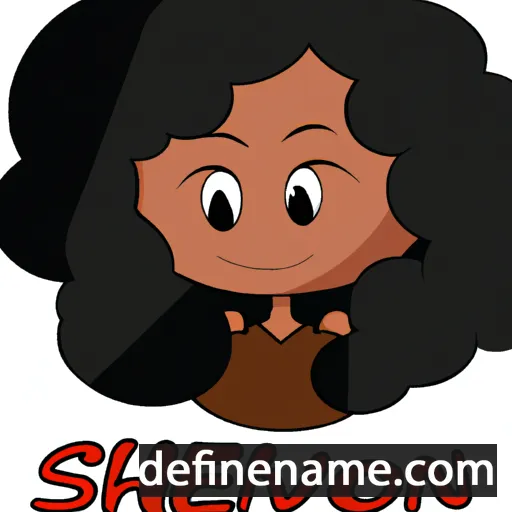 cartoon of the name Shevon