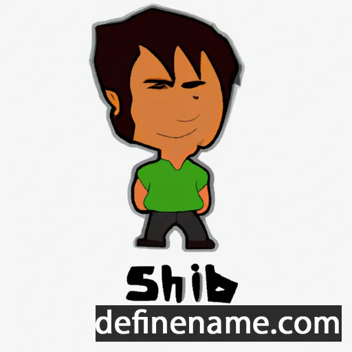 cartoon of the name Shib