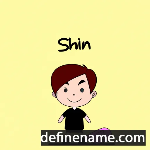 cartoon of the name Shin