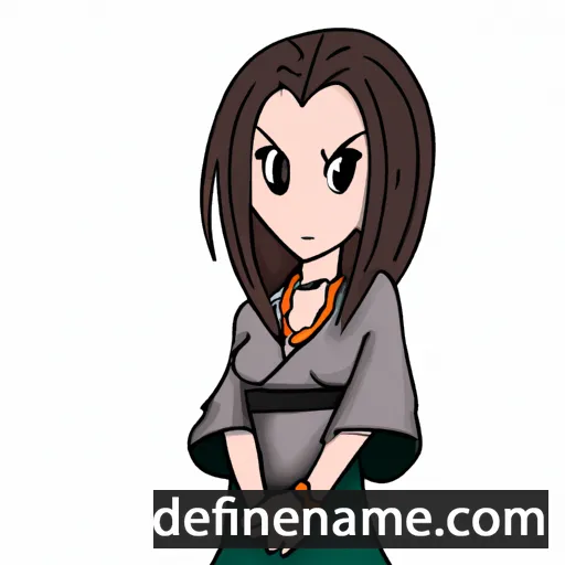 cartoon of the name Shiori