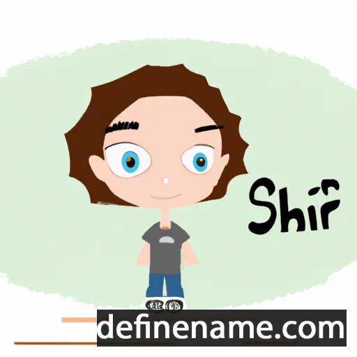 cartoon of the name Shir