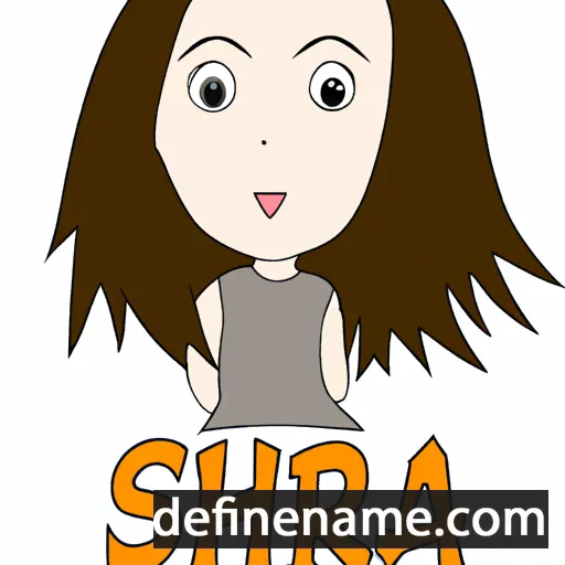 cartoon of the name Shira