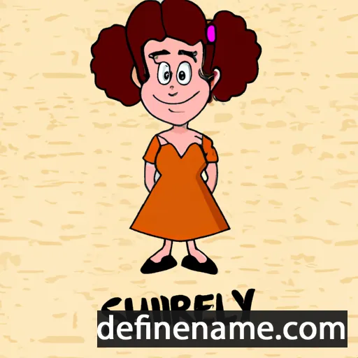 cartoon of the name Shirley