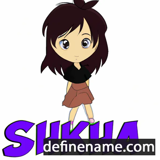 cartoon of the name Shizuka