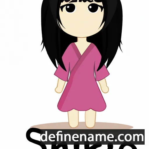 cartoon of the name Shizuko