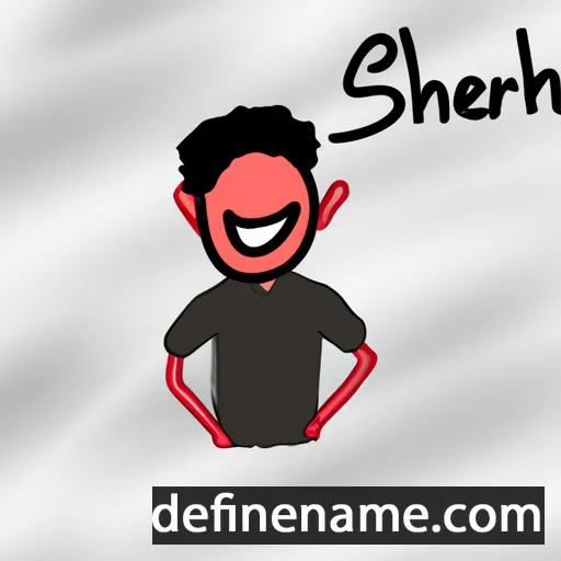 cartoon of the name Shresth