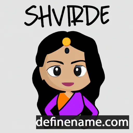 cartoon of the name Shridevi