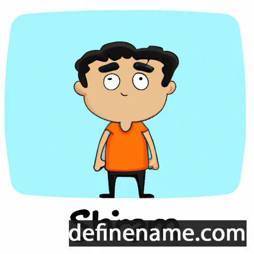 cartoon of the name Shriram