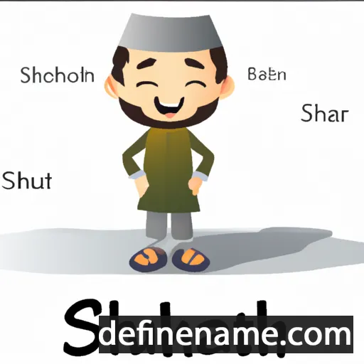 cartoon of the name Shukhrat