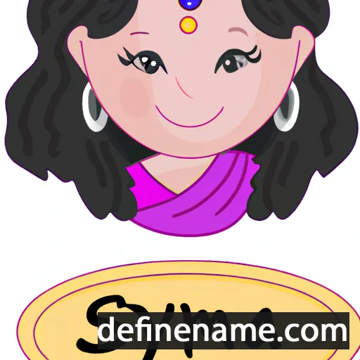 cartoon of the name Shyama