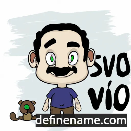 Sílvio cartoon