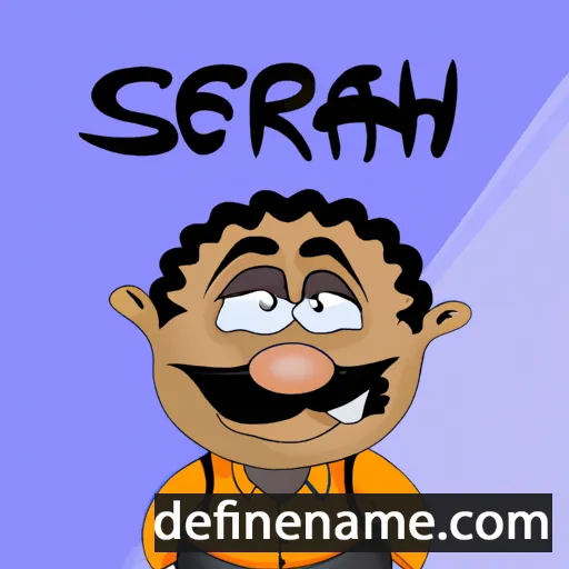 cartoon of the name Siarhei