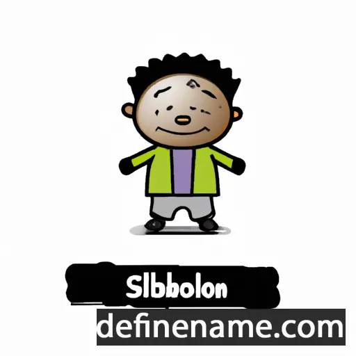 cartoon of the name Sibonakaliso