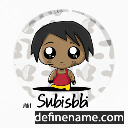 cartoon of the name Sibusisiwe