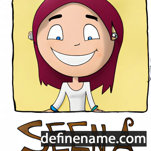 cartoon of the name Siena