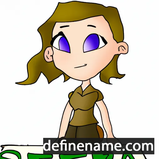 cartoon of the name Sierra