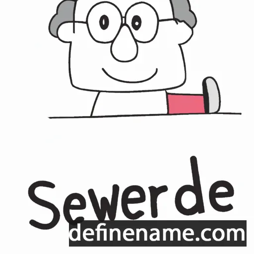 cartoon of the name Sieuwerd