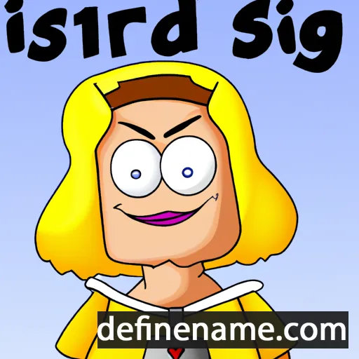 cartoon of the name Sigrid