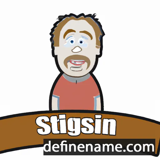 cartoon of the name Sigsteinn