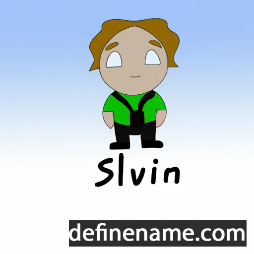 cartoon of the name Silvan