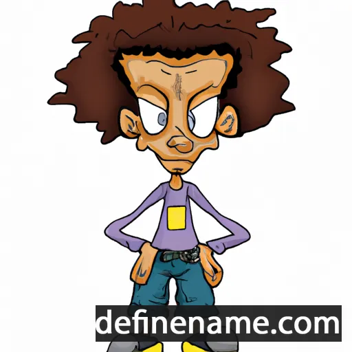 cartoon of the name Sima