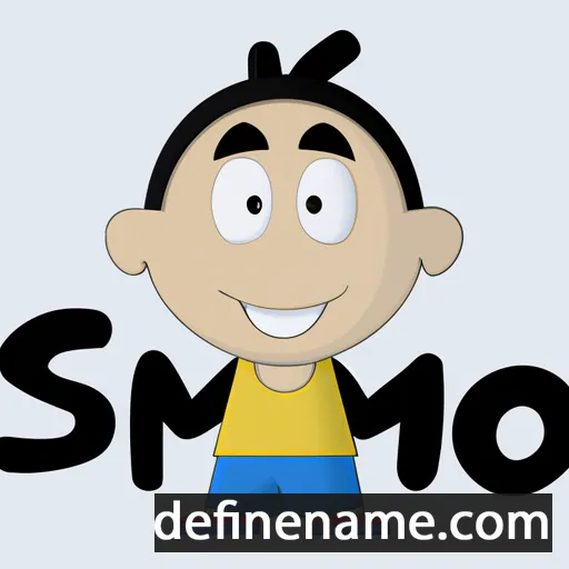 cartoon of the name Simão