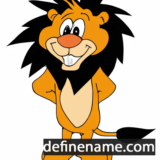 cartoon of the name Simba