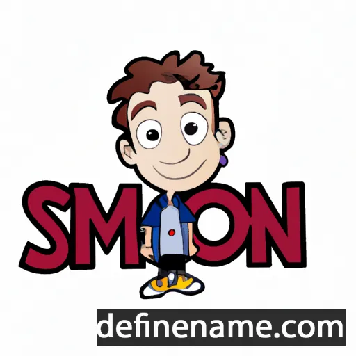 cartoon of the name Simeon