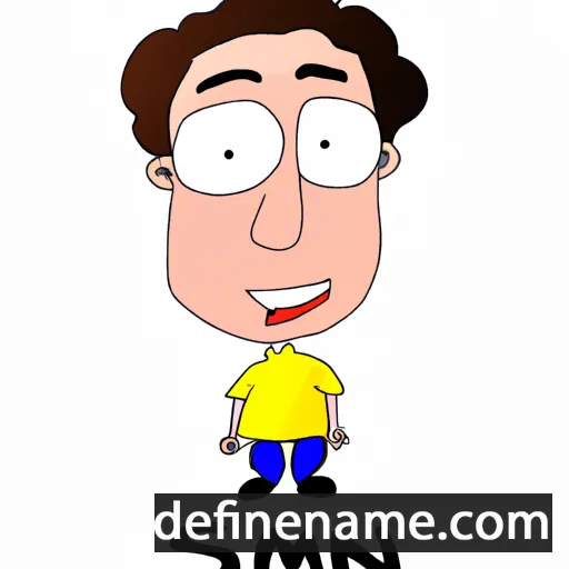 cartoon of the name Simon