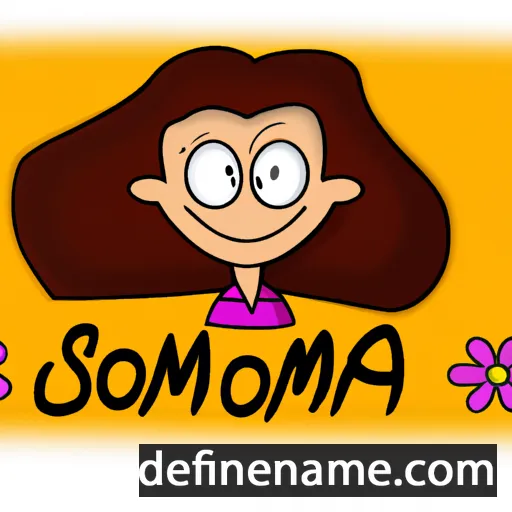 cartoon of the name Simona