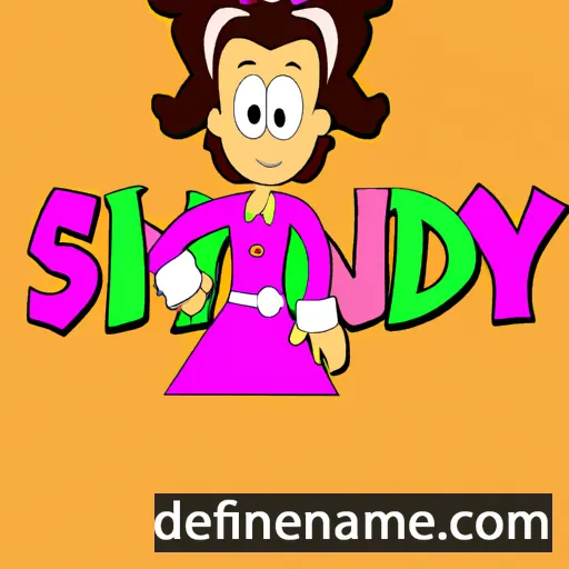 cartoon of the name Sindy