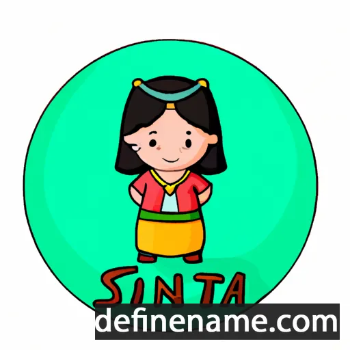 Sinta cartoon