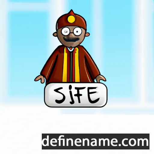 cartoon of the name Sirje